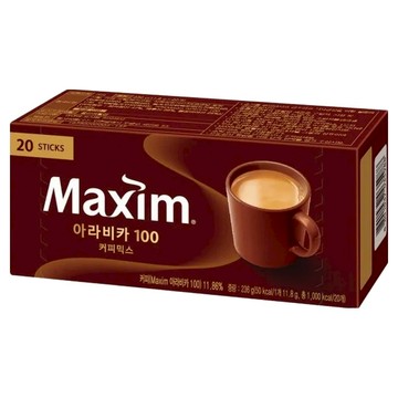 Maxim 麥心 阿拉比卡三合一咖啡 11.8g x 20條  1盒