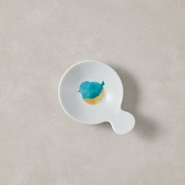 日本美濃燒 - 雲染鳥語醬料小皿 - 三款任選(7cm)