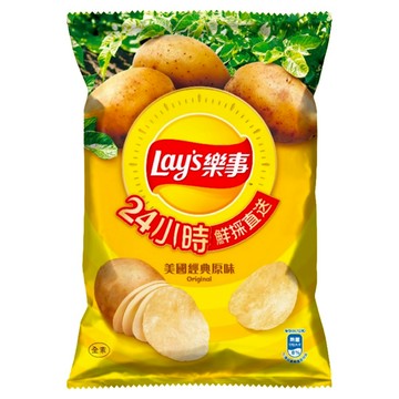 Lay's 樂事 洋芋片 經典原味  119g  1包