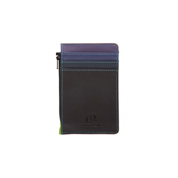 MYWALIT 5層拼色零錢卡夾-絢麗黑 1206-4A