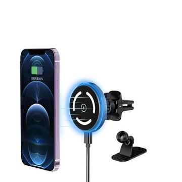 M68（V1.5）磁吸款車載無線充電器 手機架車載空調口導航手機支架