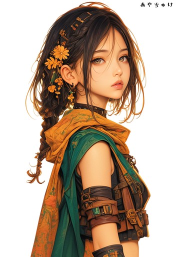 【11月新品】07-105-0196 人物貼紙 冬日女孩