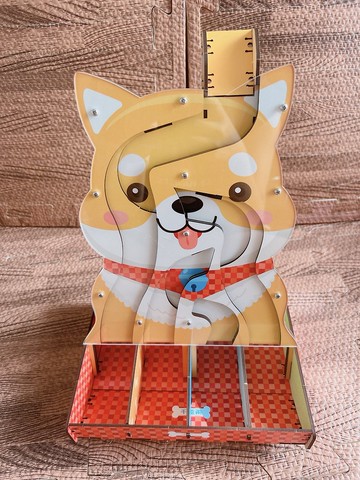 D款造型零錢分類存錢筒 DIY動手做/交換禮物/財犬/柴犬