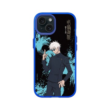 iPhone 15 Clear 激光藍 - Jujutsu Kaisen 咒術迴戰 S2 - 懷玉・玉折戰鬥系列-五條悟