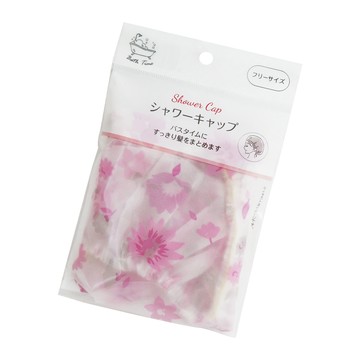 一品川流 日本進口 Beaeh Time單層浴帽-花朵系列