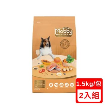 美國Mobby莫比自然食-S26鮭魚馬鈴薯全齡犬無穀食譜 1.5kg X(2包組) (下標數量2+贈神仙磚)