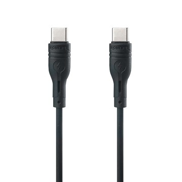 [RONEVER] 液態軟膠充電傳輸線(C-C) VPC174 黑