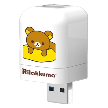 PhotoFast 銀箭資訊 拉拉熊 備份方塊 隨時充電立即備份 專用APP安全保存 蘋果/安卓皆通用  黃抱枕  2TB