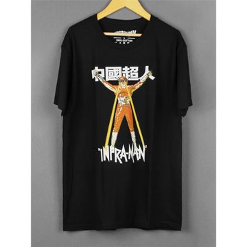 中國超人The Super Inframan CULT邵氏電影奧特曼短袖純棉寬松T恤
