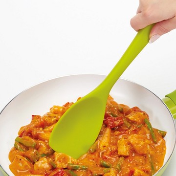 《KitchenCraft》矽膠刮杓-綠28.5cm-- 刮刀