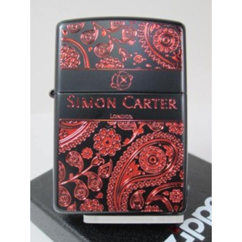 ジッポーZippo Simon Carter（サイモンカーター）SCP-016新品London赤