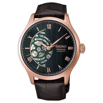 SEIKO 精工 PRESAGE 日式庭園鏤空經典機械錶-41.8mm(4R71-00E0G/HCB007J1)