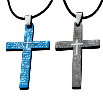 個性十字架項鏈男士項鏈韓版掛墜鈦鋼首飾品吊墜男配飾男生掛飾潮