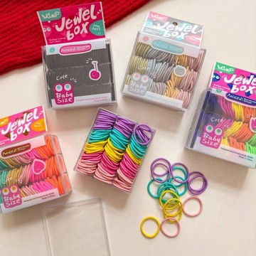 🍭臺灣出貨🍭糖果色不傷發寶寶橡皮筋拇指圈兒童皮筋女童髮圈頭繩嬰兒皮筋小號 寶寶髮圈 小髮圈 拇指髮圈 幼兒髮圈 女童
