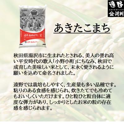 ふるさと納税 遠野市 五つ星お米マイスター厳選 令和5年産 新米 精米 遠野産「あきたこまち」5kg