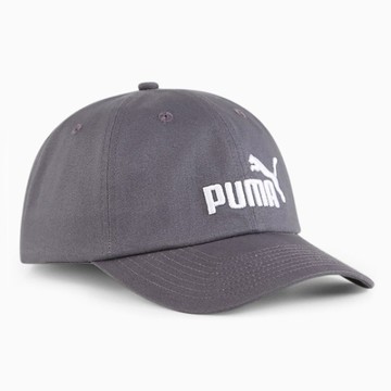 PUMA 帽子 基本系列 NO.1 鐵灰 白刺繡 棒球帽 老帽 02435718