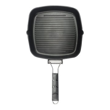 PLUS PERFECT 理想 日式黑金鋼折疊煎盤  28cm  1個