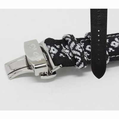 和心 メンズ腕時計 WA004M-C 自動巻き式 博多織バンド 【日本製 新品】 和心極シリーズ 「絆」 博多織 WA-004M-C メンズ 腕時計 – 和工