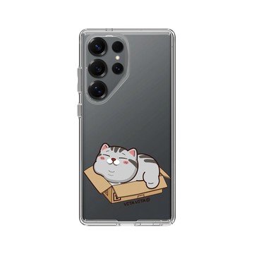 Galaxy S25 Ultra Clear 透明 - VITA VITA．塔仔是隻貓 - 還是紙箱最讚