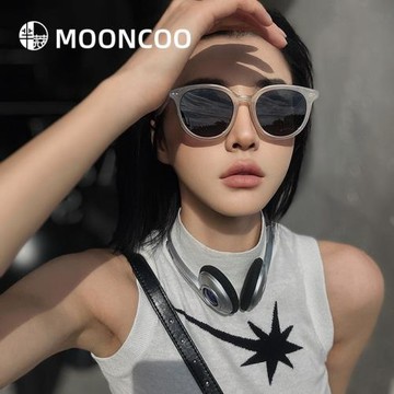 羋蔻2024新款防紫外線墨鏡戶外時尚太陽鏡女款偏光批發駕駛眼鏡男