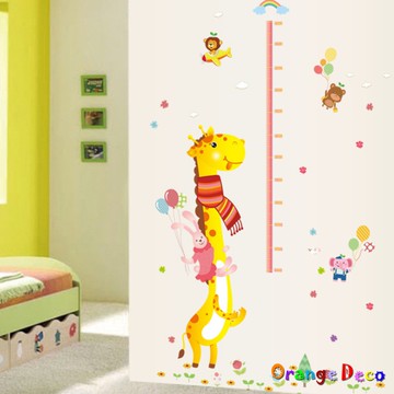 【橘果設計】身高尺 壁貼 牆貼 壁紙 DIY組合裝飾佈置