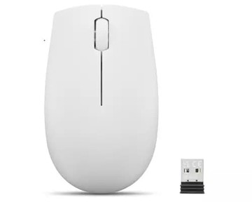 Lenovo 300 無線輕巧滑鼠（雲朵灰）含電池