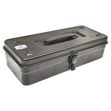 TOYO STEEL 東洋鋼鐵 方型提把式鋼製單層收納工具箱 T-350  淨重約1.24kg  外部尺寸373 x 163 x x 102mm + 內部尺寸358 x 149 x 72mm  1個