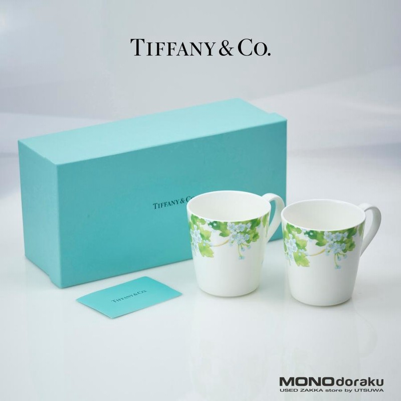 TIFFANY ティファニー ボーンチャイナ ペーパーカップ ペア
