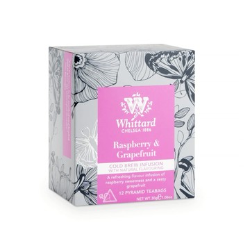 【Whittard】覆盆子葡萄柚風味冰茶-12入茶包