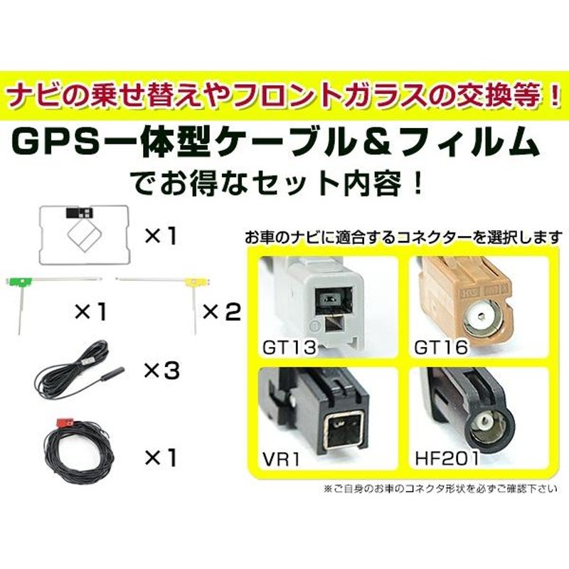 メール便送料無料】 高品質 GPS一体型フィルムアンテナ ＆ L型フィルム