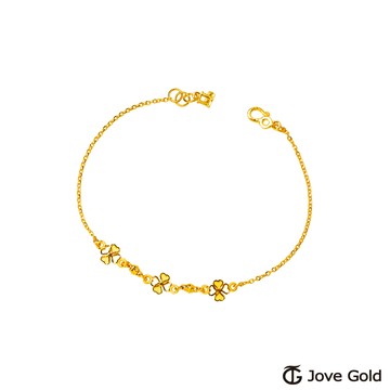 JoveGold漾金飾天氣晴黃金手鍊