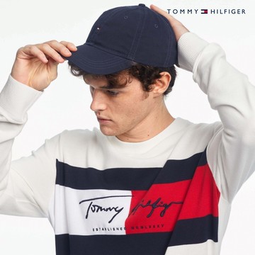 [Tommy Hilfiger]CORE MINI旗幟帽_藍色