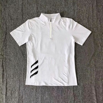 臺灣出貨 美式插肩短袖夏季薄拉鍊透氣速幹健身運動訓練服撞色運動體育T恤籃球服運動服籃球衣
