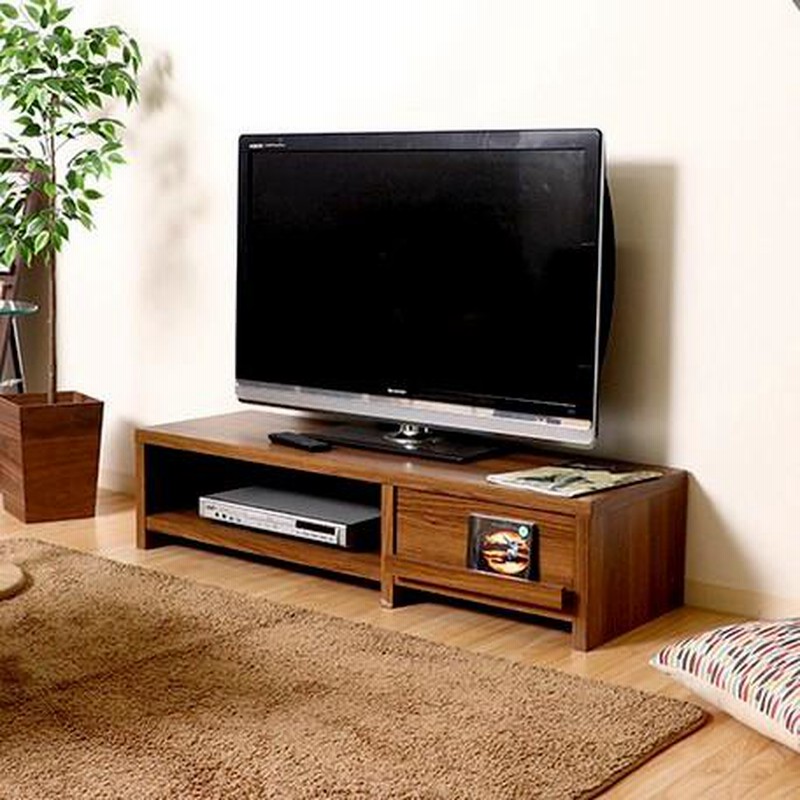 テレビボード テレビ台 ローボード テレビラック ブラウン 幅120 耐震付き ワイエムワールド テレビ台 テレビラック ローボード 幅120 120