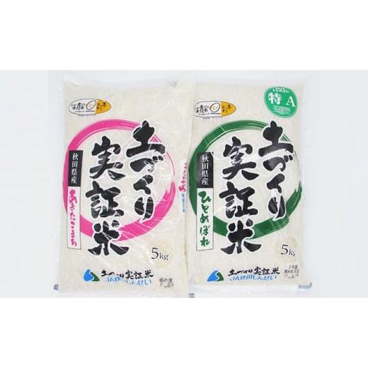 ふるさと納税 秋田県 にかほ市 〈定期便〉 あきたこまち＆ひとめぼれ 食べ比べ 白米 10kg（各5kg）×12回 計120kg 12ヶ月 令和5年 精米 土づくり実証米 毎年11…