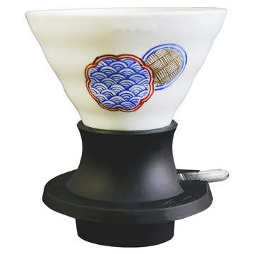 HARIO 好璃奧 橘吉 V60浸漬式濾杯 聯名款 T-SSDC-200-W-MS 丸紋祥瑞  1個