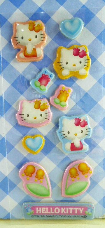【震撼精品百貨】Hello Kitty 凱蒂貓 KITTY立體貼紙-鈴蘭 震撼日式精品百貨