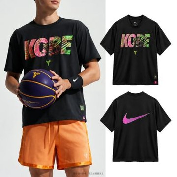 Nike Kobe Mambacurial Dri-FIT 字母漸層短袖 黑紫 運動風 排汗衫 IO4712-010