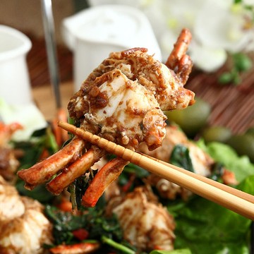 鮮凍沙蟹身1000g/包-約12~15隻