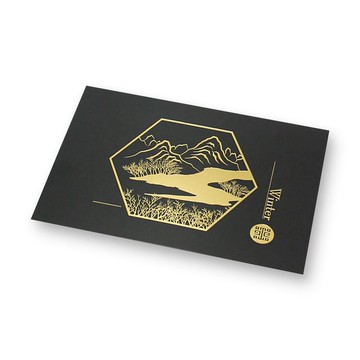 故宮四季明信片(冬-關山積雪)