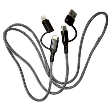 E Store 四合一充電線  100cm  1個  黑色