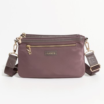 PLAYBOY - 斜背包  My Way系列 - 紫色