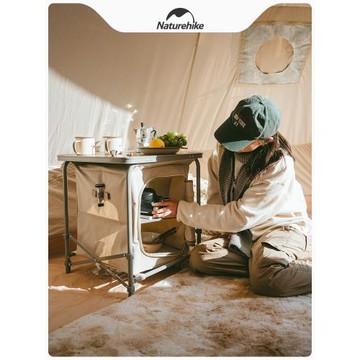 Naturehike挪客野營置物架戶外露營置物桌大容量裝備收納折疊桌