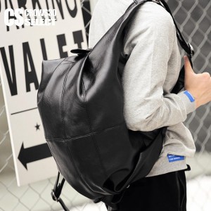 リュック メンズ バックパック ディバッグ デイバッグ ステッチ Bag Pu 皮 レザー V系 ビジュアル系 ストリート系 韓国 お兄系衣装 通販 Lineポイント最大1 0 Get Lineショッピング