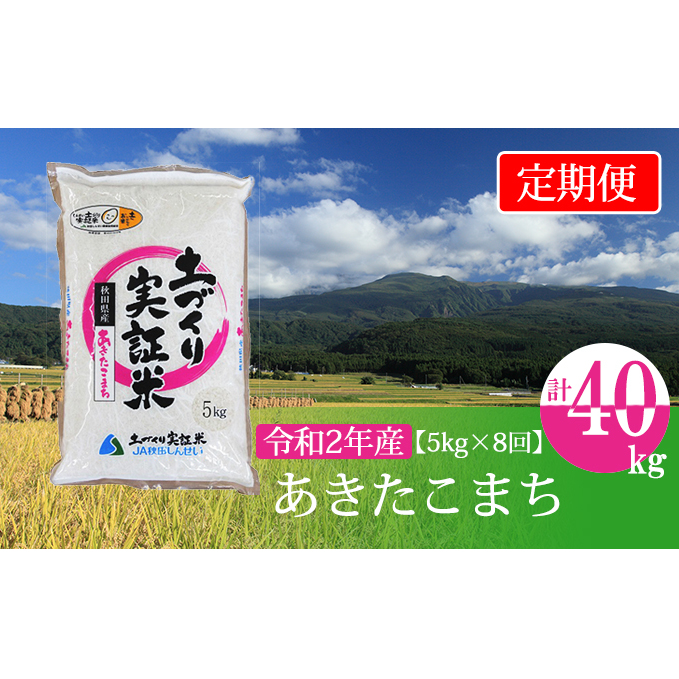 米 定期便 5kg 8ヶ月 令和5年 あきたこまち 5kg×8回 計40kg