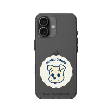 iPhone 17 Clear (相機按鈕) 酷墨灰 - OSAMU GOODS - 經典復古系列-Dog