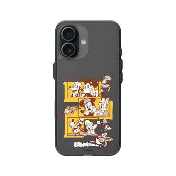 iPhone 17 Clear (相機按鈕) 酷墨灰 - 迪士尼-米奇 Mickey - 朋友們的三連拍
