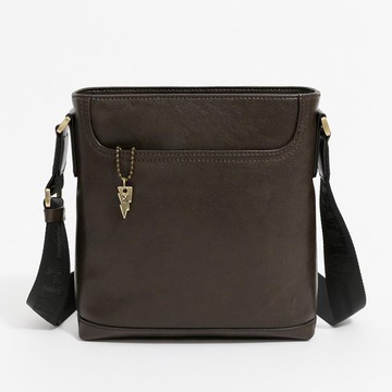 PLAYBOY - 下沉式斜背包 Impeccable系列 - 咖色