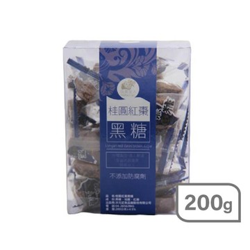 洪元記黑糖200g-桂圓紅棗