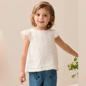 PIPPY 簡約典雅舒適棉質上衣 白-090